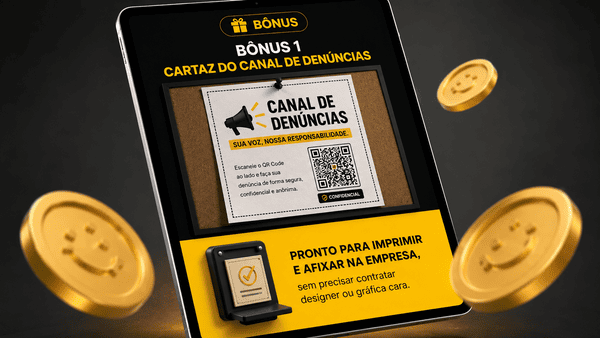 Mockup do Cartaz do Canal de Denúncias